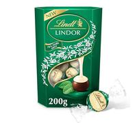 Lindt Lindor Dark Mint ChocolateTruffles Box - Approx 16 balls, 200g - Chocolate Truffles with a Smooth Melting Filling - Gift Present - Valentine's Day, Birthday, Celebrations, Congratulations