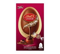 Lindt Lindor Double Chocolate Easter Egg Large, 260g - Contains Double Chocolate Truffles with a Smooth Melting Filling - Easter Gift