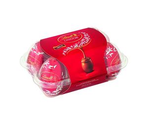 Lindt Lindor Egg Carton Milk Easter Eggs Six-Pack Gift Box 168g