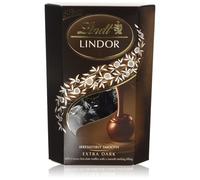 Lindt Lindor Extra Dark Chocolate Truffles Box Chocolate Balls with a Smooth Melting Filling, 16 Balls, 200 g