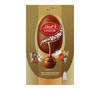 Lindt Lindor Gold Assorted Chocolate Easter Egg 348g - Milk Dark and White Chocolate Truffles with Smooth Melting Filling - Easter Chocolate Treat - Easter, gift