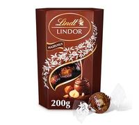 Lindt Lindor Hazelnut Milk Chocolate Truffles Box - Approx 16 balls, 200g - Chocolate Truffles with a Smooth Melting Filling - Gift Present - Easter, Birthday, Celebrations, Congratulations