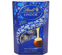 Lindt Lindor Milk and White Cornet 200 g (Pack of 2)
