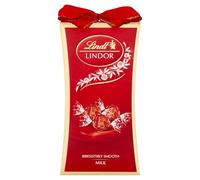Lindt Lindor Milk Chocolate Bow Gift Box - 75g - Smooth Melting Truffles - 2025 Christmas, Gift for Him & Her, Birthday, Thank You
