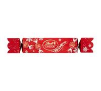 Lindt Lindor Milk Chocolate Christmas Cracker - 100g - Smooth Melting Truffles - 2025 Secret Santa Gift for Him & Her
