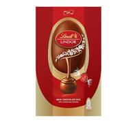 Lindt Lindor Milk Chocolate Easter Egg Extra Large, 348g - Contains Milk Chocolate Truffles with a Smooth Melting Filling - Easter Gift