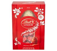 Lindt Lindor Milk Chocolate Easter Egg Medium, 215g - Contains Milk Chocolate Truffles with a Smooth Melting Filling - Easter Gift