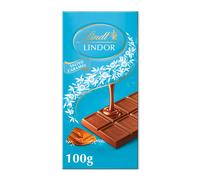 Lindt Lindor Milk Chocolate Salted Caramel Bar 100g