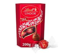 Lindt Lindor Milk Chocolate Truffles - 200g Box (Approx. 16 Balls) - Smooth Filling - Mothers Day, Easter, Gift, Birthday, Congratulations Treat