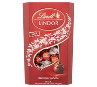 Lindt Lindor Milk Chocolate Truffles Box 600g | Large milk chocolate Lindor truffle box with smooth centres. Ideal Christmas gift and sharing chocolate.