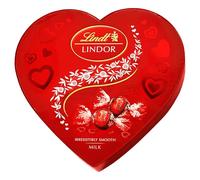 Lindt LINDOR Milk Chocolate Heart Box 200g
