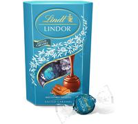 Lindt LINDOR Milk Salted Caramel Chocolate Truffles Box, 200 g