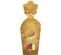 Lindt Lindor Mini Eggs Mix Container Milk Semi-Sweet White 150g