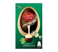 Lindt Lindor Mint Dark Chocolate Easter Egg Large, 260g - Contains Mint Dark Chocolate Truffles with a Smooth Melting Filling - Easter Gift
