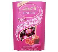 Lindt Lindor Raspberry Milk-chocolate Truffles 200g