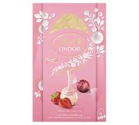 Lindt LINDOR Strawberries & Cream Easter Egg Gift, 260g - Perfect for Easter gifting - containing LINDOR truffles with a smooth melting filling and a Lindt egg