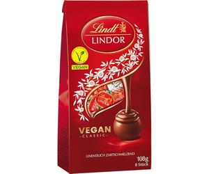 Lindt Lindor | Vegan Milk Chocolate Balls | 108g Bag