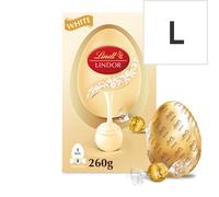 Lindt Lindor White Chocolate Egg with White Truffles 260g Easter Egg Hunt