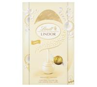 Lindt LINDOR White Easter Egg Gift, 260g - Perfect for Easter gifting - containing LINDOR truffles with a smooth melting filling and a Lindt egg