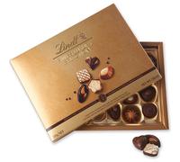 Lindt Swiss Luxury Selection - 193g Medium Gift Box - 19 Assorted Milk, Dark & White Chocolates - Gift for Him & Her