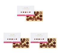 Lindt Master Chocolatier Collection - 18 Assorted Milk, Dark and White Chocolates, Medium Box, 184g - Gift Present or Sharing Box - Mother's Day,