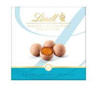 Lindt Master Chocolatier Collection - 9 Assorted Milk Salted Caramel Truffles, 135g - Chocolate Truffles with a Melting Salted Caramel Truffle Centre - Gift Present Box - Mother's Day, Birthday