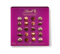 Lindt Mini Pralines Chocolate[Milk, White and Dark] Box - 20 Assorted Pralines, 100 g