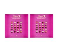 Lindt Mini Pralines Selection | Assorted Milk, Dark & White Chocolates | 2 x 100g Boxes | Crafted by Lindt Master Chocolatiers | Luxurious Chocolate Gift | 20 Exquisite Miniature Pralines
