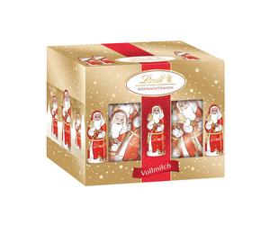 Lindt Mini Santa Christmasman Whole Milk Chocolate 200g Bar