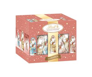 Lindt Mini Santa Glamour Milk Chocolate Melting 200g