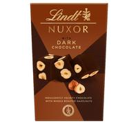 Lindt Nuxor Dark Chocolate & Whole Roasted Hazelnuts Box 150g | Luxury Swiss Dark Chocolate with Crunchy Hazelnuts | Premium Chocolate Gift Box