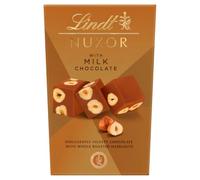 Lindt Nuxor Milk Chocolate & Whole Roasted Hazelnuts Box 150g | Luxury Swiss Milk Chocolate with Crunchy Hazelnuts | Premium Chocolate Gift Box