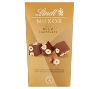 Lindt Nuxor Rich Gianduja Milk Chocolate Ganache With Whole Roasted Hazelnuts Box, 165g - Gift Present or Sharing Box - Birthday, Celebrations, Congratulations, Thank you