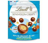 LINDT Sensation Crispy Milk Chocolate Heart Shaped 140g (Pack of 2)