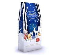 Lindt & Sprüngli Festive Selection Pouch 650g - Premium Swiss Christmas Chocolate Gift - Lindor Truffles, Teddy, Reindeer, Santa & Snowdrops - Perfect Festive Treat or Gift