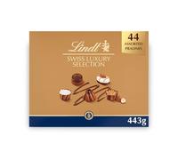 Lindt Swiss Luxury Selection - 443g Extra Large Gift Box - Chocolate Assortment - Milk, Dark & White Pralines for Him & Her