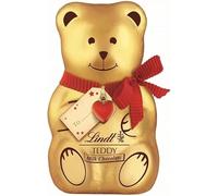 Lindt Teddy Milk Chocolate with Gift Tag 100g - Ideal Christmas Chocolate Gift For Kids