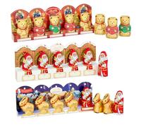 Lindt Teddy,Santa,Santa Sleigh Christmas Milk Chocolates 5 Pieces 50g - Wrapped Christmas Themed Chocolate - Pick Your Favourite Packs