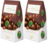 Lindt Whole Hazelnut Mini Eggs Dark Chocolate 130g - Dark Chocolate Eggs with Whole Hazelnuts - Easter Chocolate Treat for Sharing - Easter, gift (Pack of 2)