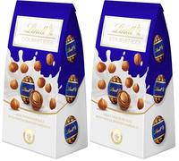 Lindt Whole Hazelnut Mini Eggs Milk Chocolate 130g - Milk Chocolate Eggs with Whole Hazelnuts - Easter Chocolate Treat for Sharing - Easter, Gift (Pack of 2)