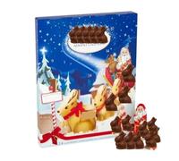 Lindts Chocolates Santa Advent Calendar 2025 With Amamitrade sticker made for Lindts Advent - 24 Days of Mini Truffles, Reindeer & Santa Chocolates 160g Chocolate Christmas Gifts for Kids Men Women