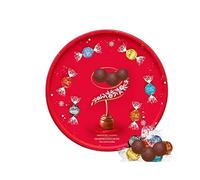 Lindts Lindor Irresistibly Smooth Assorted Truffles Tin 450g- Chocolate For Family, Men Women, Kids - For Xmas Party, Schools, Secret Santa, Stocking Filler