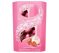Lindtt LINDOR Strawberries & Cream Chocolate Truffles Box 200g