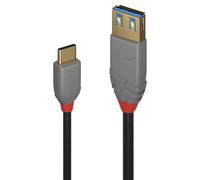 0.15m USB 3.1 Type C to A Adapter Cable, Anthra Line