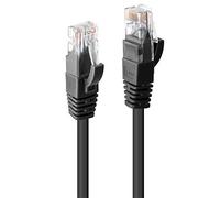 0.3m CAT6 U/UTP Snagless Gigabit Network Cable, Black
