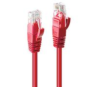 Lindy 0.3m Cat.6 U/Utp Cable, Red