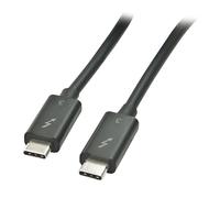 LINDY 0.5 m Thunderbolt 3 Cable - Black 0.5m
