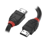 Lindy 0.5m Black Line High Speed HDMI 2.0 Cable Black