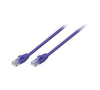 0.5m CAT6 U/UTP Snagless Gigabit Network Cable, Purple