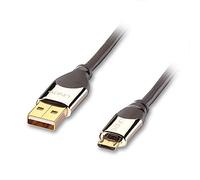 LINDY 0.5m CROMO USB 2.0 Type A to Micro-B Cable